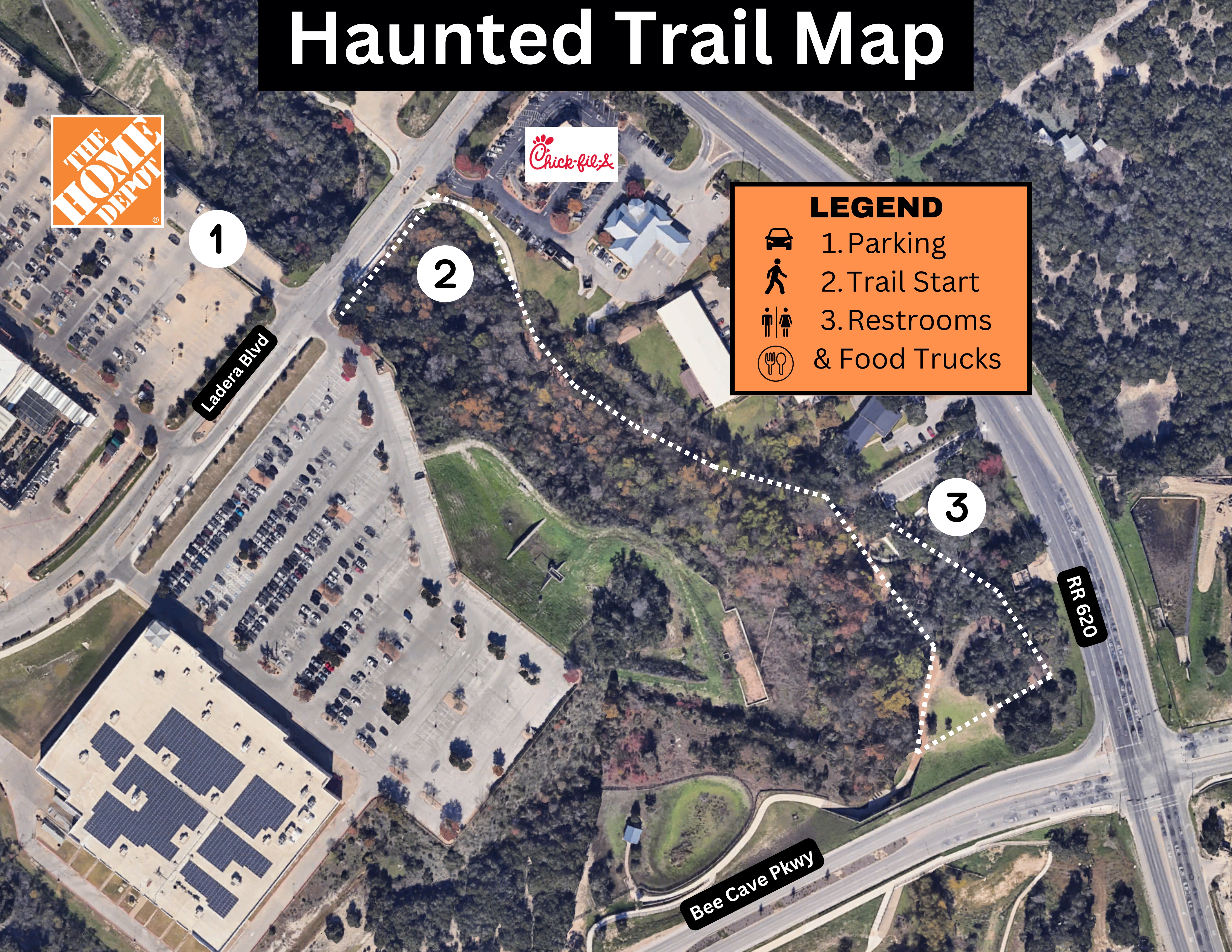 Haunted Trail Map 2025