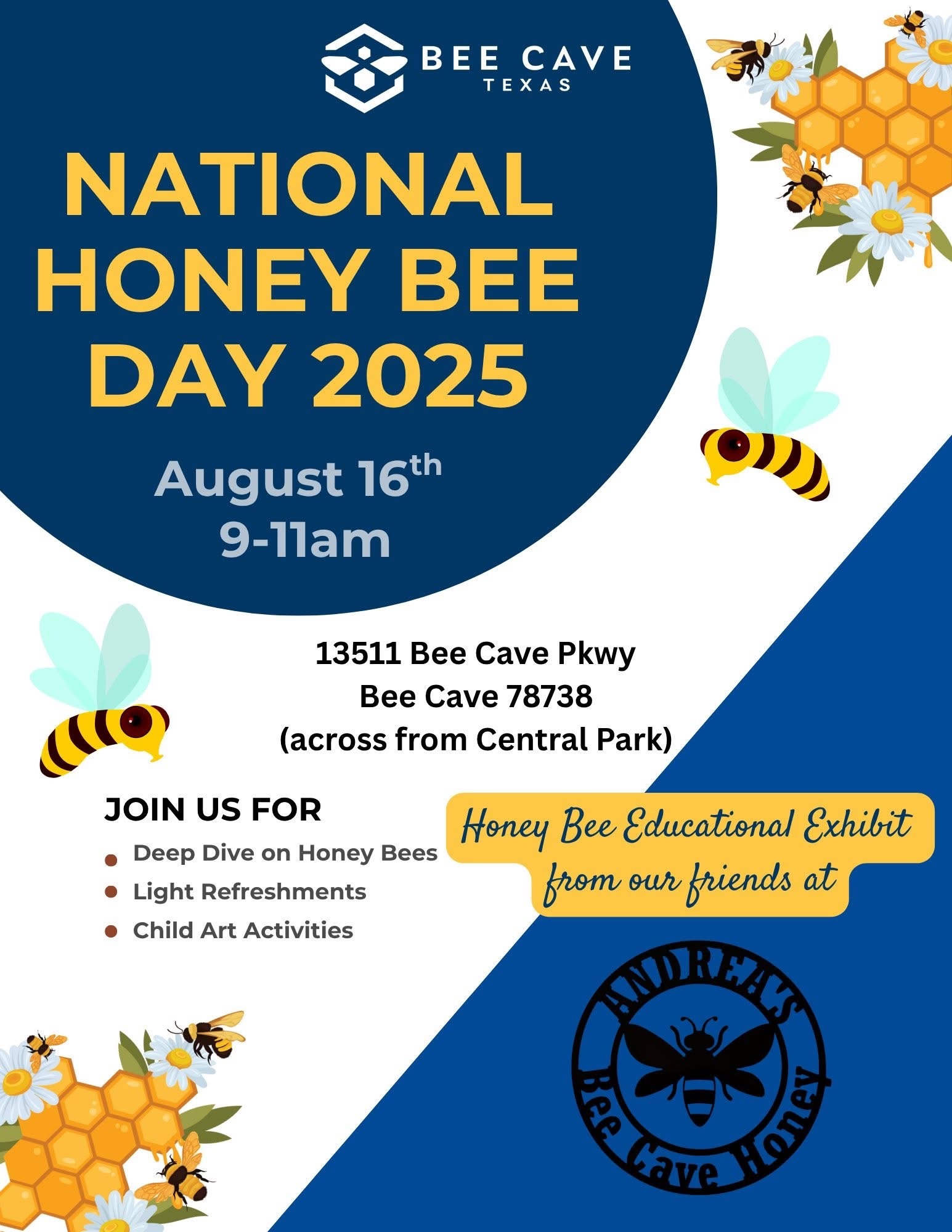 National Honey Bee Day 2025 Flyer